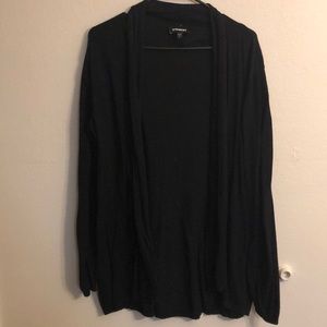 Express Black Cardigan— Size Large